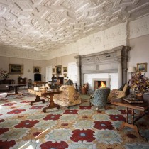 Drawing room_web Drawing room Winton House with ornate plaster ceilings