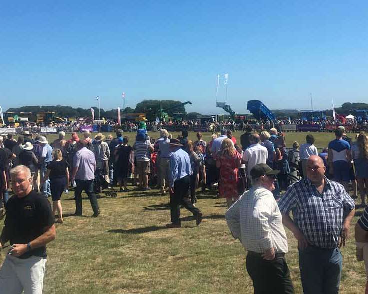 Visitors at Haddington Show_Winton Castle