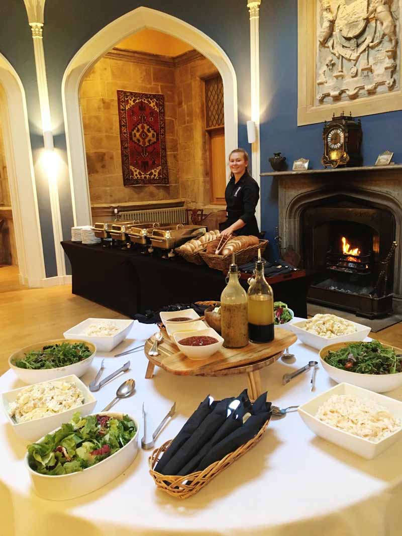 Mercat Tours lunch Octagon Hall at Winton Castle