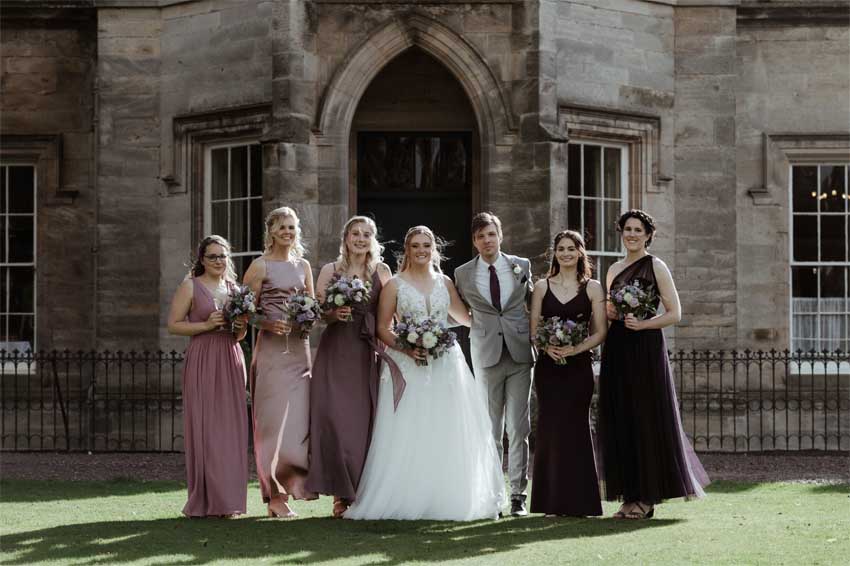 Bridesmaids Winton Castle Wedding