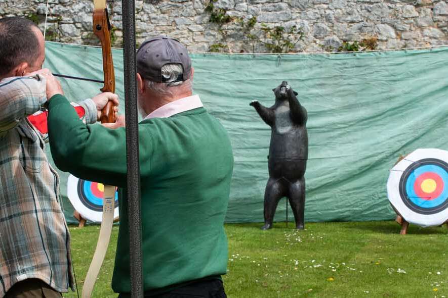 Archery at Winton Castle Team Building Event