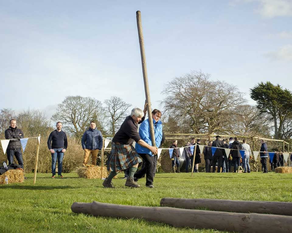 Highland Games at Winton Castle in Scotland 960